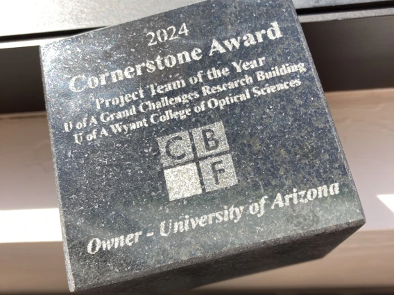 2024 Cornerstone Building Foundation Award for GCRB