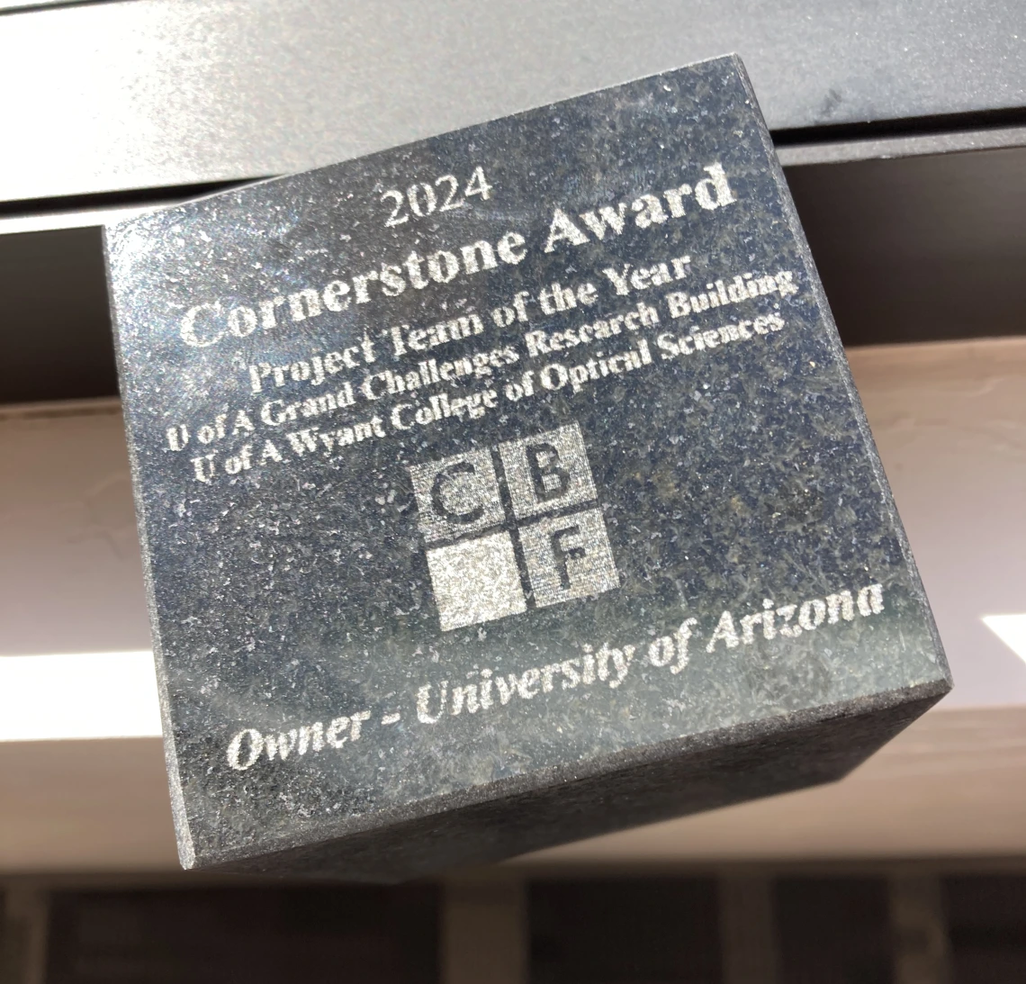 2024 Cornerstone Building Foundation Award for GCRB